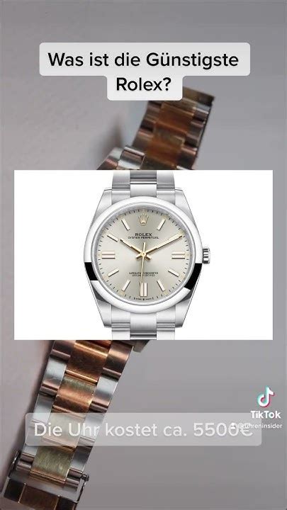 die günstigste rolex uhr